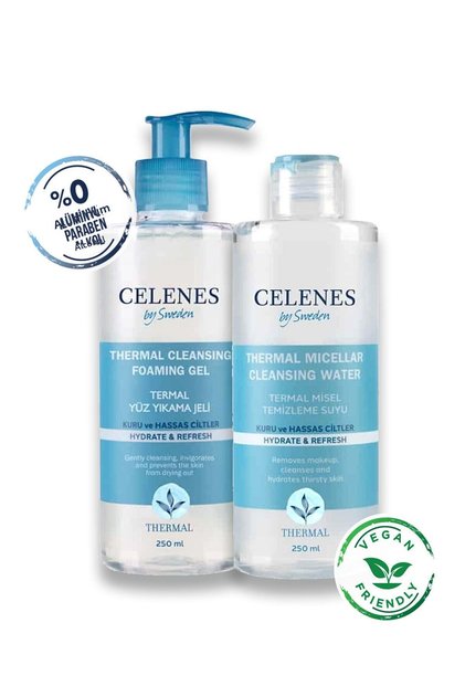 Thermal Facial Cleansing Set Two in One Dry and Sensitive Skin 250 ml + 250 ml