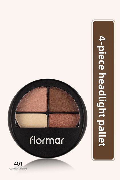 Pearlescent 4-Light Palette (Nude and Copper Shades) - Quartet Eyeshadow - 401 -8690604051724