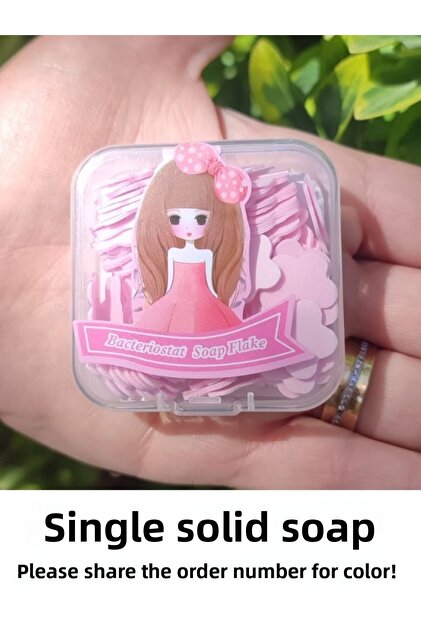 Single Pack 100 Sheets Perfumed Melting Mini Paper Soap Student Children School Disinfectant Hand Soap