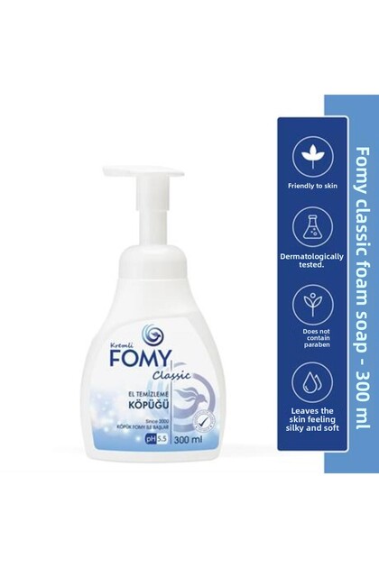 Classic Refreshing Deep Cleansing Creamy Easy-Rinse Skin Cleansing Foam 300 ml