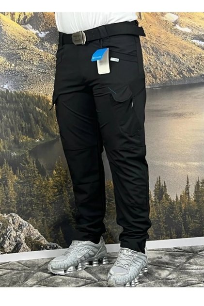 Taktical Kargocep Cargocep Imported Summer 7-Pocket Outdoor a a Quality Trousers Black