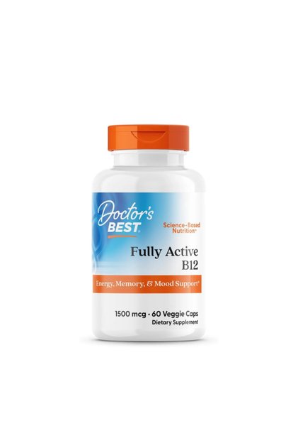 Best Fully Active B12, 1500 Mcg, 60 Veggie Caps, Energy, Memory, & Mood Support