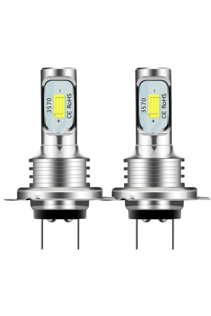 Σετ 2 λαμπτήρων LED για αυτοκίνητο H7 3570 7000LM 2 x SMD, 7000Lm, 6000K, ισχύς 80W, λευκό φως