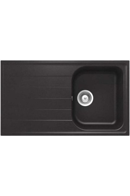 Vıola D-100 Tezgah Üstü 86 Cm Granit Nero / Siyah Evye