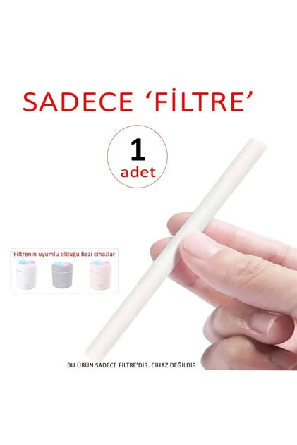 Hava Nemlendirici Yedek Pamuk Fitre 1 Adet 10 Cm- Sadece Filtre