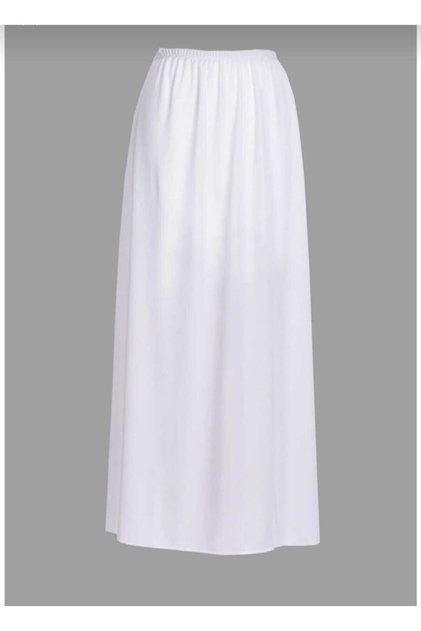 Women's Skirt Bottom Lining White