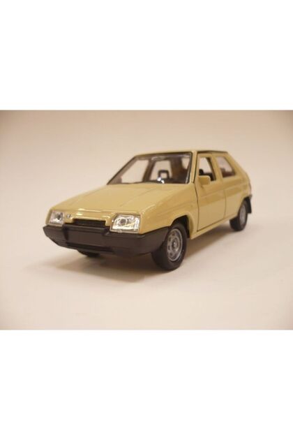 Lisanslı Skoda Favorit Çek Bırak Model Metal Araba (1:38) (RENK BELİRTİNİZ)