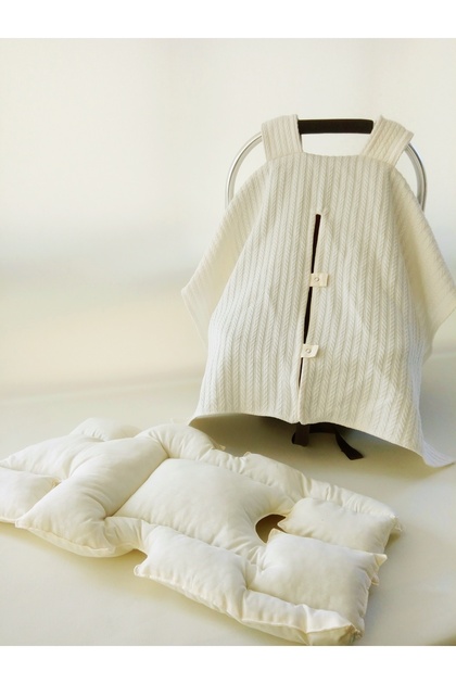 100% Cotton Stroller Cover and Stroller Cushion (Stroller Sheet Not Included)