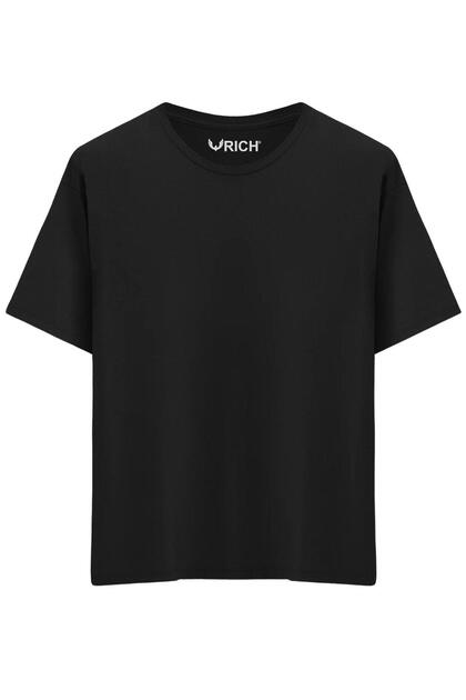 Men's 100% Cotton Oversize T-Shirt Basic Crew Neck Short Sleeve T-Shirt
