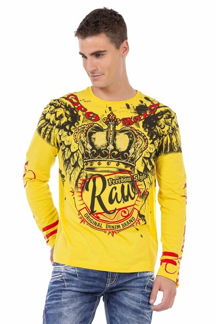 Cl451 Stone Printed Men's Sweatshirt