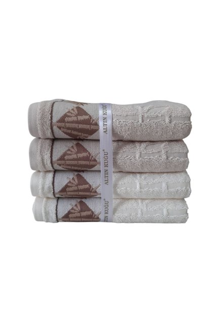 Osaka Bamboo Towel 4 Pieces - Beige Cream
