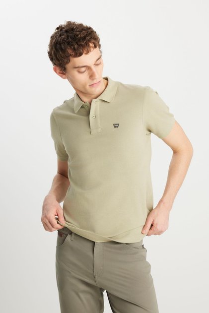 %100 Pamuk Regular Fit Normal Kesim Ada Çayı Polo Yaka Tişört