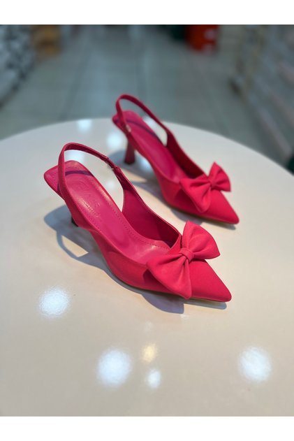 Pantofi cu toc pentru femei Hco Bowknot