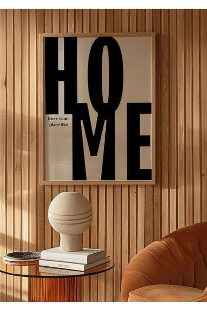 Natural Wooden Framed Uv Printing Home Written Wall Painting – Modern & Stylish Wall Decor