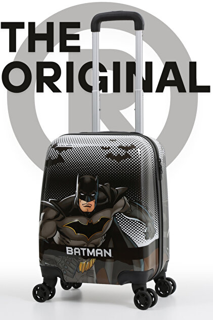 KızılkayaStore Gedox Kids Batman Lisanslı Siyah Erkek Çocuk Valizi