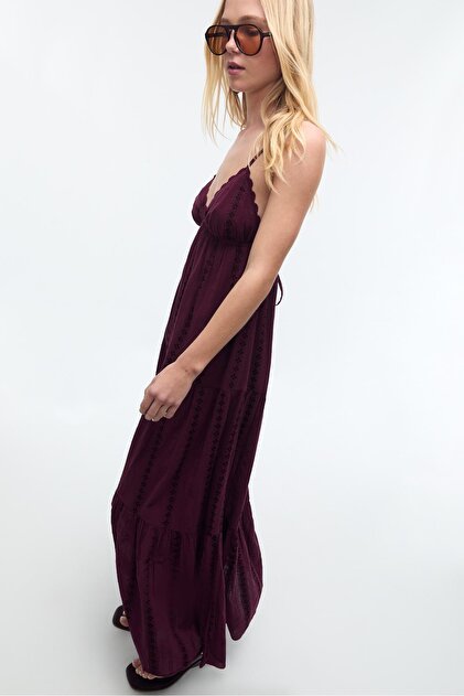 slim fit dress slacks Stripe Loose Big Size Maxi Size Dresses Summer Plus Sizes Women Clothes Q3015 Gray main image 1