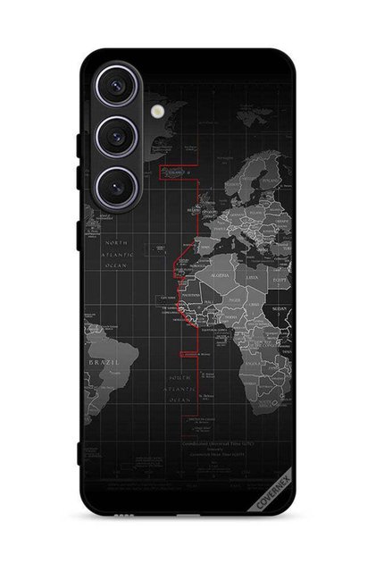 غطاء حماية لهاتف Samsung Galaxy S25 - خريطة العالم