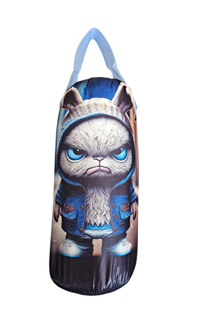 40*18cm Rabbit Printed Sandbag with Boxing Gloves