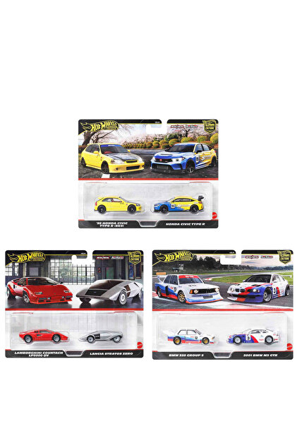 HOT WHEELS premium car culture bmw honda lamborghini set diecast