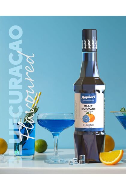 Saphori Turunç - Blue Curacao-Mavi Turunçgiller Aromalı Kokteyl