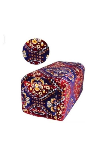 ماركا للرحلات، وسادة أرضية مخملية - تصميم تقليدي أنيق، مقاس 22×22×48 سم