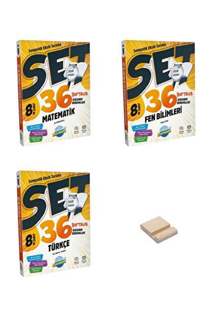 Ünlüler Karması LGS 8. Sınıf Sempatik 36 Haftalık Matematik Fen