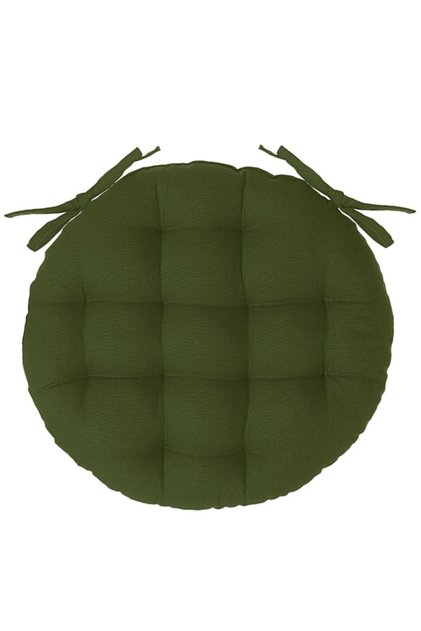 Premium Quality Cotton Round Chair Pad 38 x 38 cm