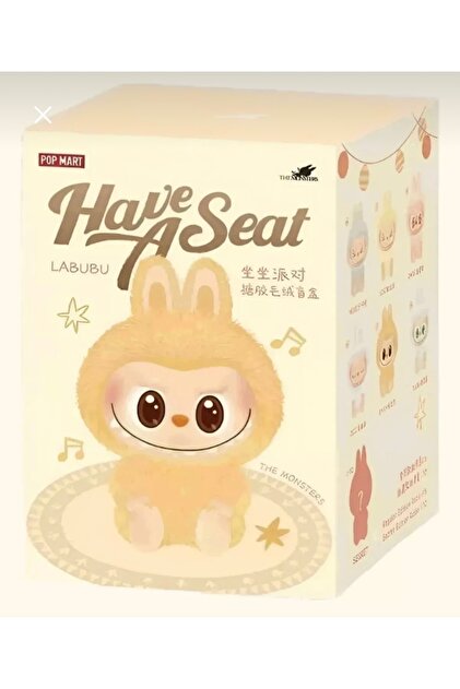 Genel Markalar LABUBU The Monsters HAVE A SEAT serisi Vinil Peluş