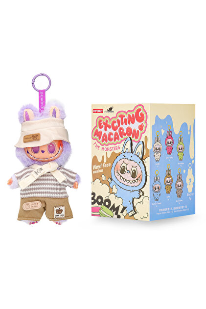 Luuちゃん コンパクト LABUBU Kıyafetli Çantalı Big Intro Enerji Figür , Anahtarlık