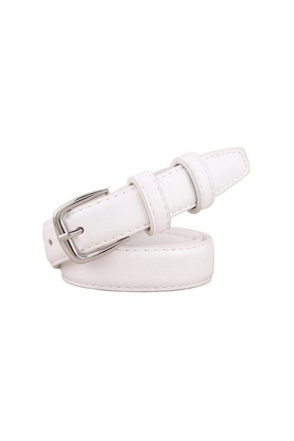 Silver Buckle Women's Belt Trouser Belt, Shirt Belt, Jacket Belt