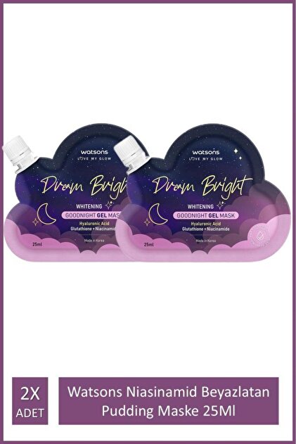 Watsons Niasinamid Beyazlatan Pudding Maske 25Ml 2X - Fiyatı