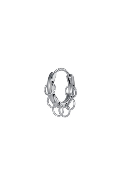 316L Steel Unisex Earrings with Ring Accessories