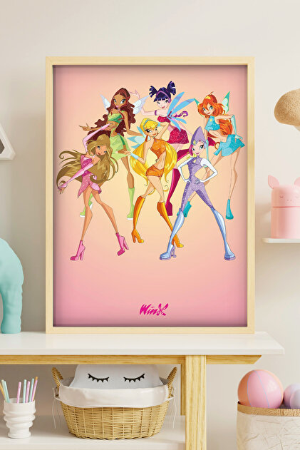 ポスター GR@DATE WING 04 FGHGF Winx Club Seri 001 Çerçevesiz Poster & Duvar Tablosu