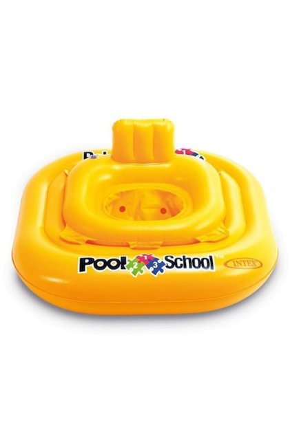 Piscină plutitoare pentru bebeluși, școală, pasul 1, galben