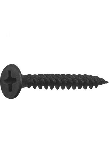 Șuruburi autofiletante pentru gips-carton (negre), cap înecat, oțel fosfatat, 3,5 x 45 mm, 1000 buc/cutie