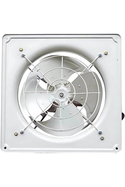 Metal Exhaust Fan E-20F [30X30Cm External] High Quality and Durable White Color 220V Made in Korea