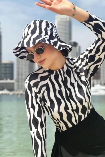 Bukcet Şapka Zebra