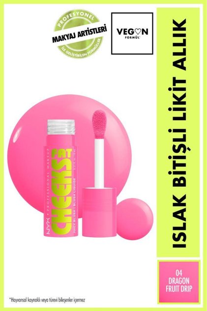 Fat Cheeks Islak Bitişli Likit Allık - 4 Dragon Fruit Drip