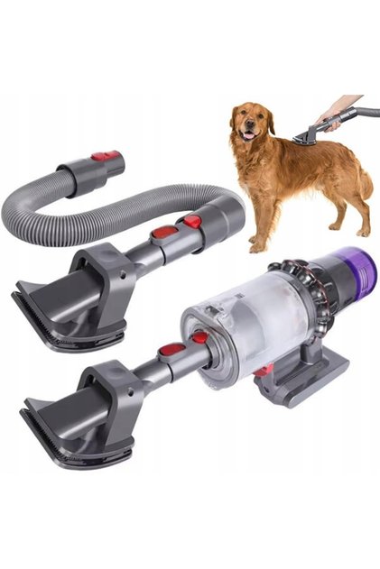 GroomSet Pro V7/V8/V10/V11 - Set perie de pieptănat + furtun flexibil 160 cm + adaptor |
