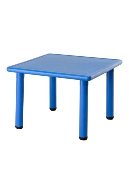 Square Table for Kids Blue 52cm
