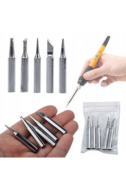 Set vârfuri de lipit 900M 5 buc (I, B, K, 2.4D, 1C) | Diametru 6 mm | Lungime 26 mm |