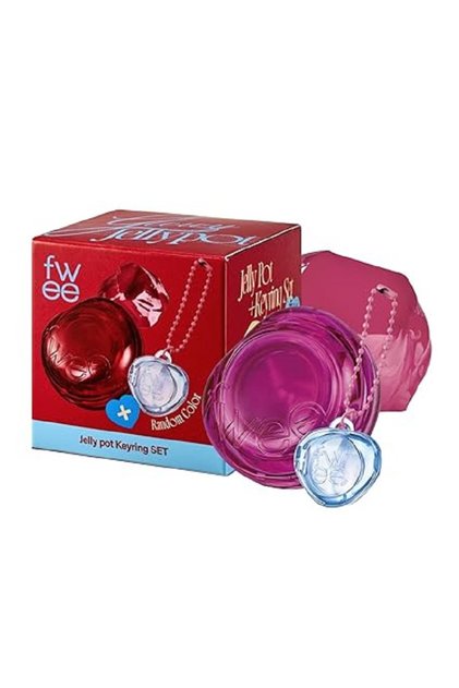Keyring Lip&Cheek Glowy Jelly Pot Jm02 Berry Jam 4g (with Keychain)