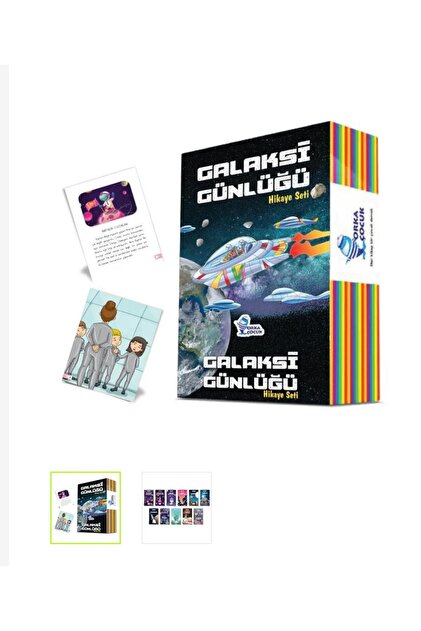 Orka Çocuk Yayınları GALAKSİ GÜNLÜĞÜ HİKÂYE SETİ (10 KİTAP) (Orka