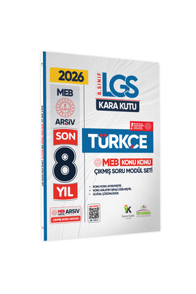Karakutu Yayınları 2026 LGS 8.Sınıf İNKILAP TARİHİ Karakutu MEB