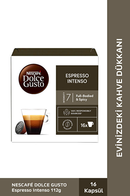 Nescafe Dolce Gusto Coffee Espresso Intenso 16 Kapsül - Fiyatı