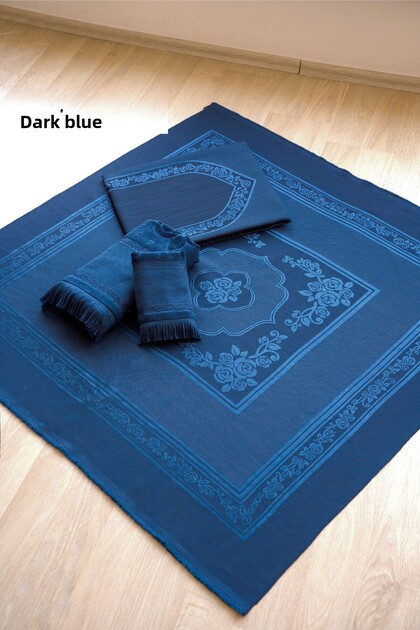 Cross-stitch Seamless Embroidery 4-Piece Prayer Mat Set
