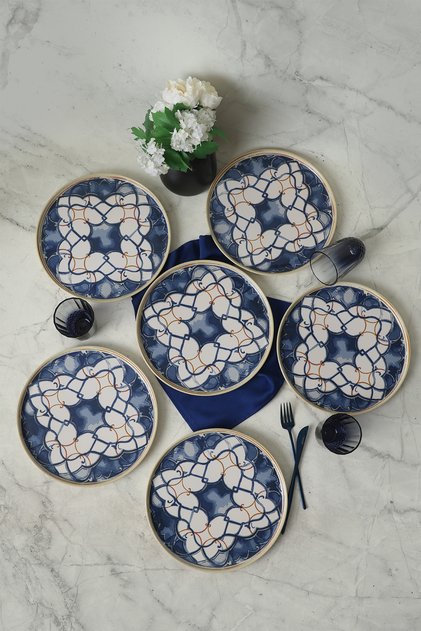 Wave Flow Nordic Servis Tabağı 28 cm 6 Adet 22750