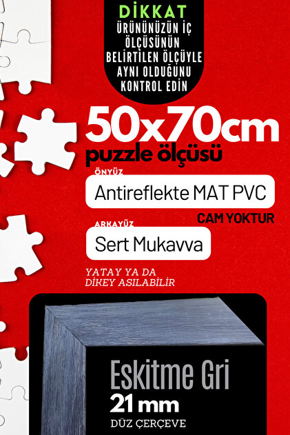 AtlasSG 21mm- 50x70 Cm Antireflekte Mat Pvc Li Fotoğraf 1000 parça