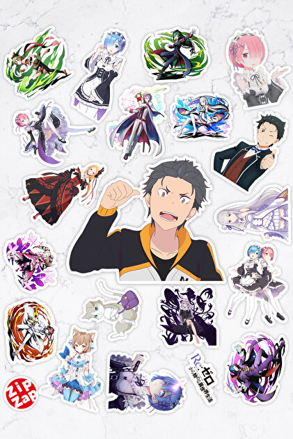 ZipZap Re Zero Anime Sticker Paketi (20 ADET) - Fiyatı, Yorumları
