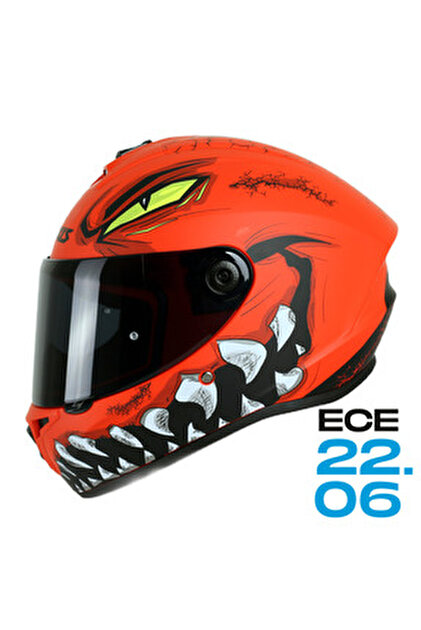 Axxis DRAKEN S TROOPER E5 DOT VE ECE 22.06 SİYAH VİZÖR - Fiyatı